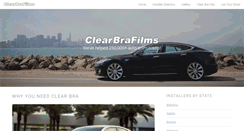 Desktop Screenshot of clearbrafilms.com