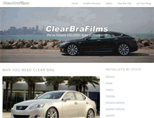 Tablet Screenshot of clearbrafilms.com